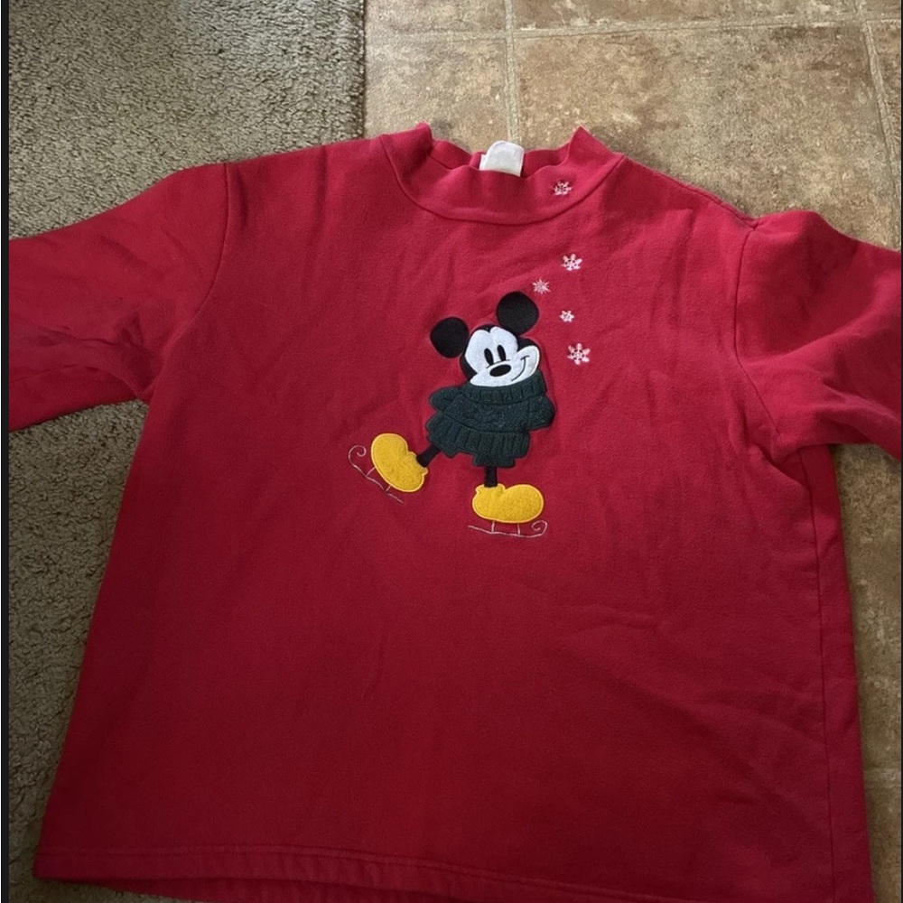 Disney adult Red Mickey Mouse Shirt